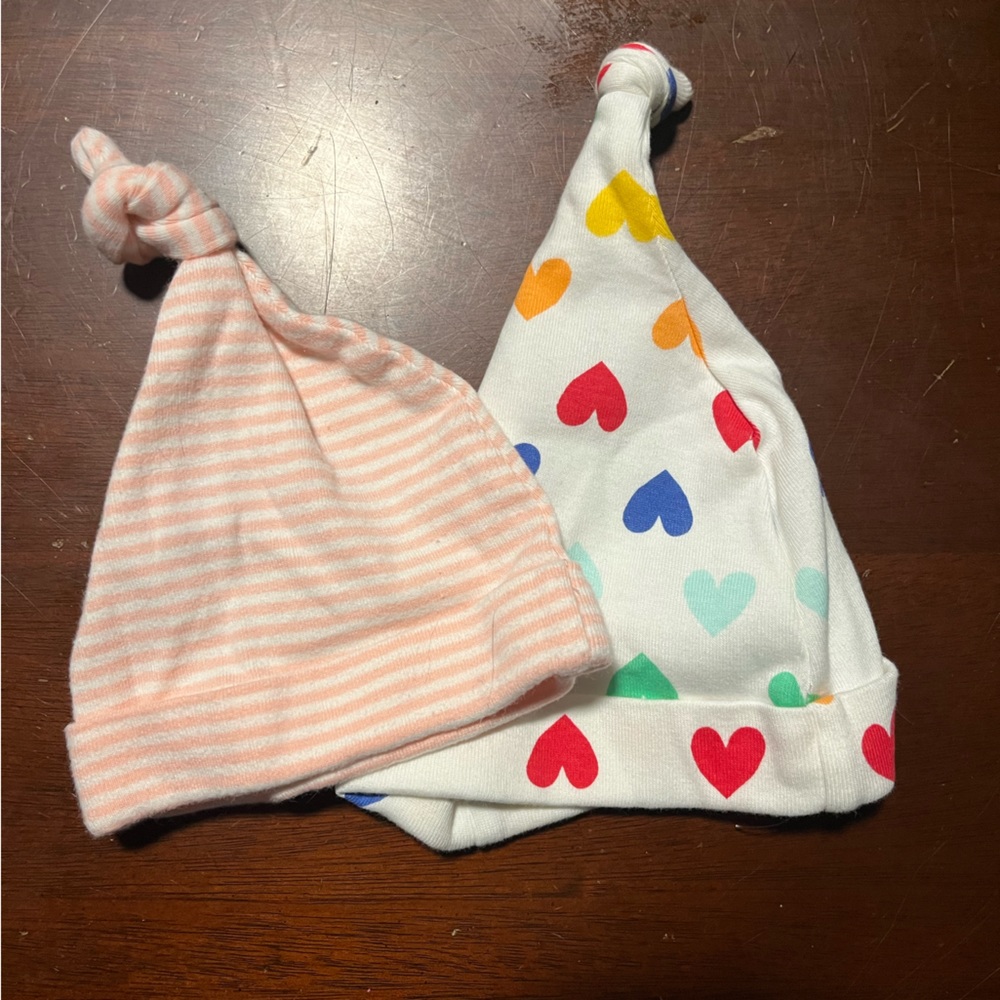 NWOT Primary Baby newborn hats 0-3 months